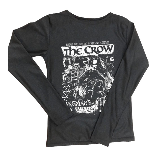 Kaos The Crow Tshirt 100% Cotton | Tangan Pendek & Tangan Panjang