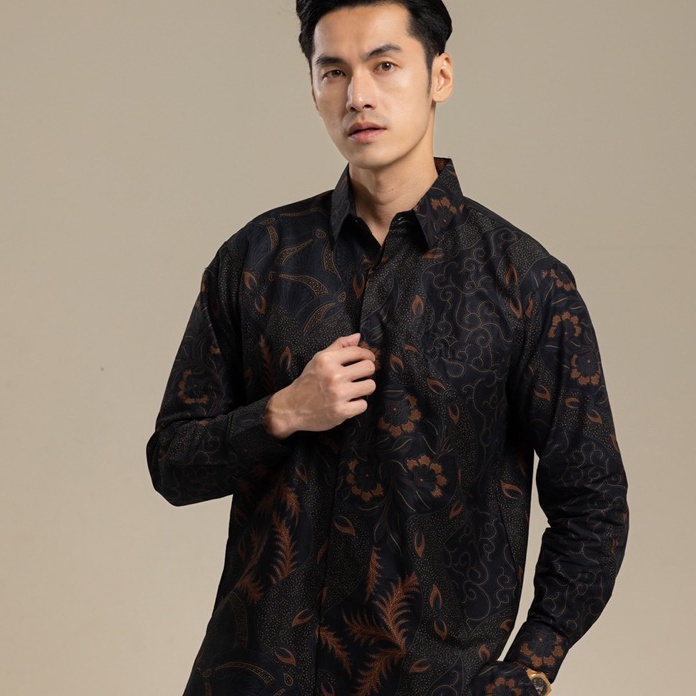 GROSIR Batik Ayman  PRAWIRA  Kemeja Batik Pria Katun Solo Halus
