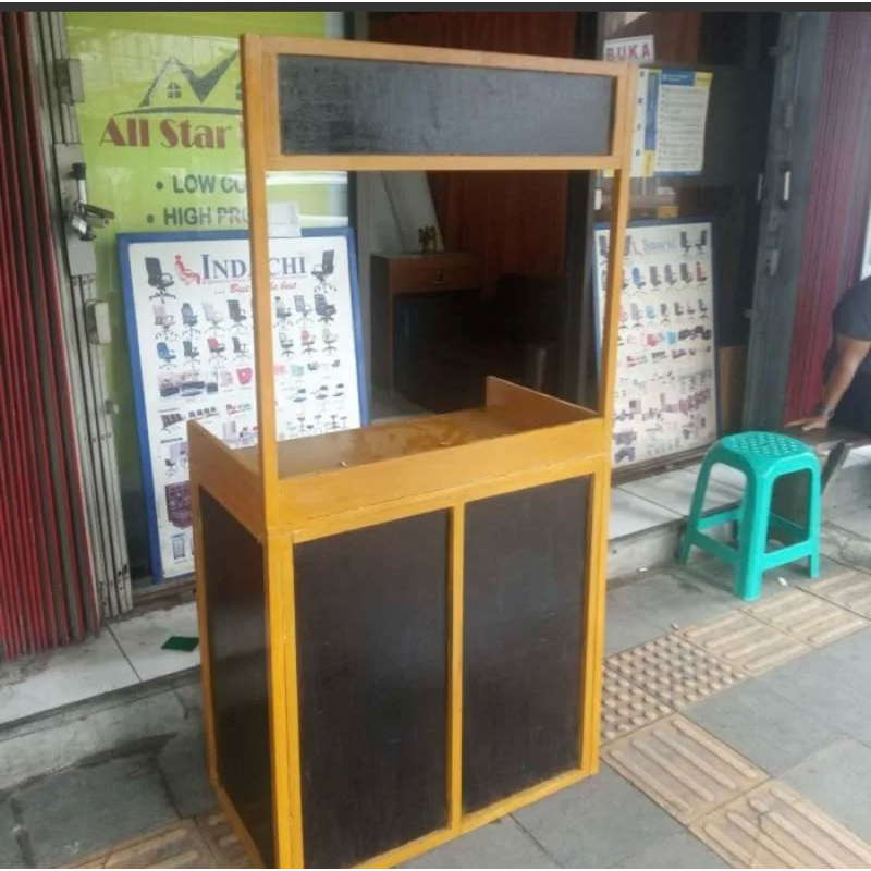 Booth Stelling Jualan Gerobak Makanan Minuman Bekas pakai