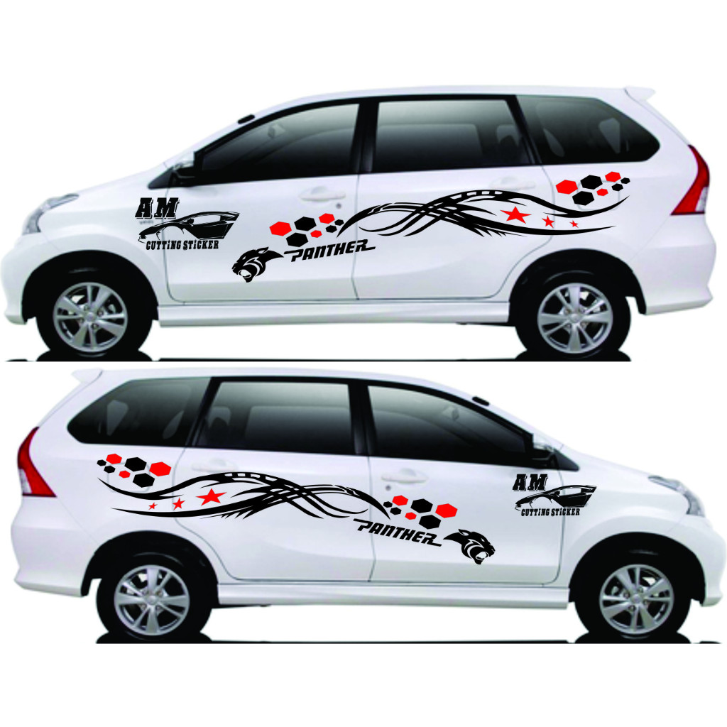 Terbaru stiker mobil avanza stikcer list body samping mobil avanza