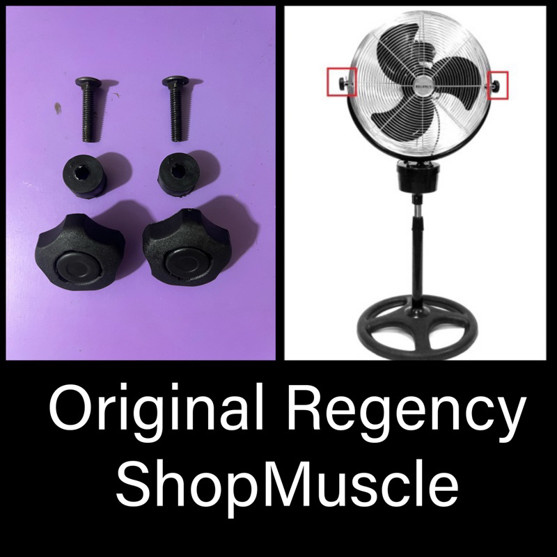 (Original) Mur Kuping kipas angin Regency Tornado set pengunci baut spare part