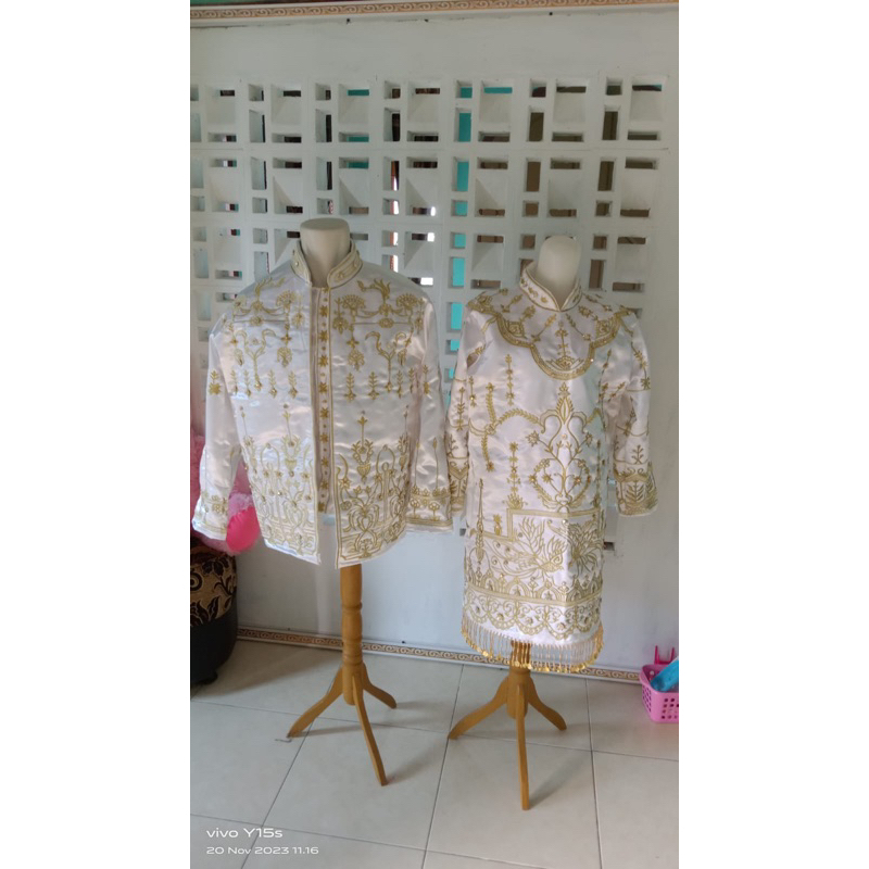 Baju bordiran pengantin palembang