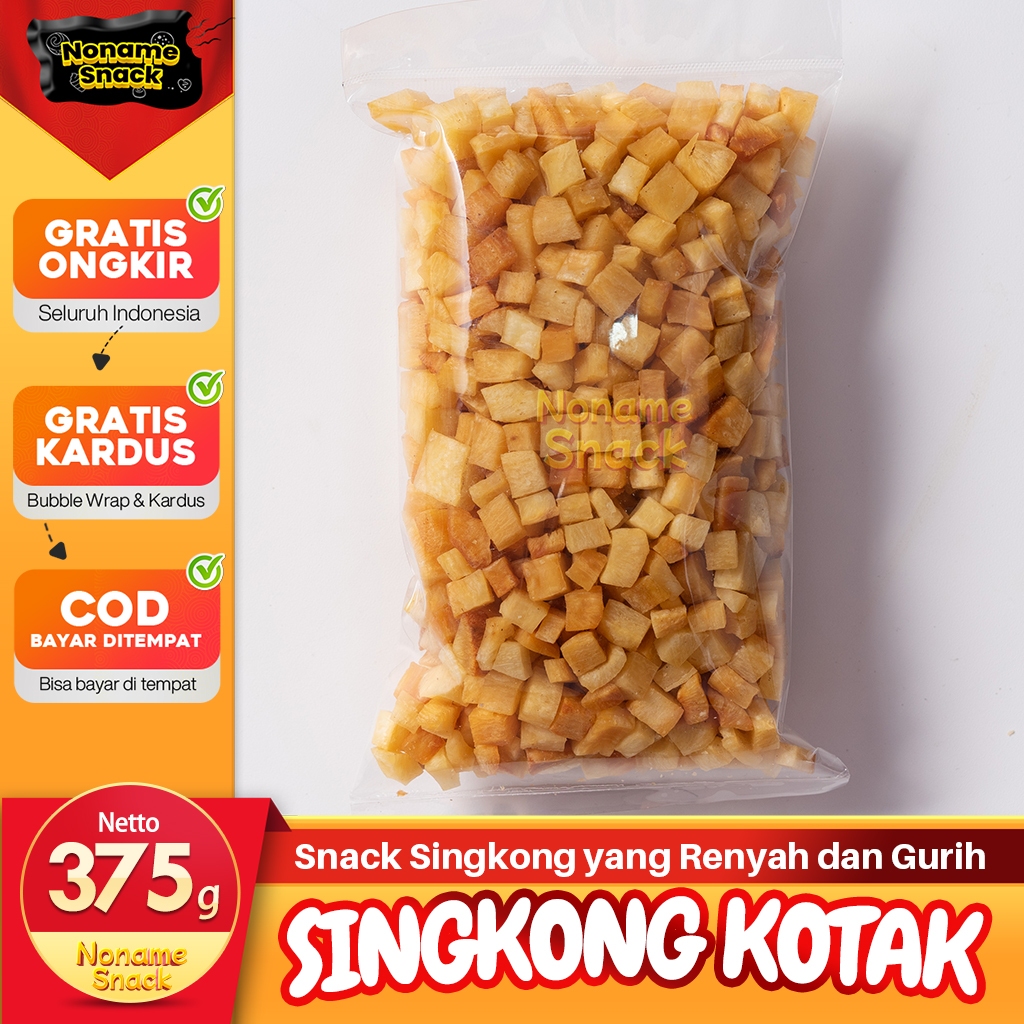 

NoName Snack - Singkong Kotak Cemilan Daka Daka Khas Padang Grosir 375gr