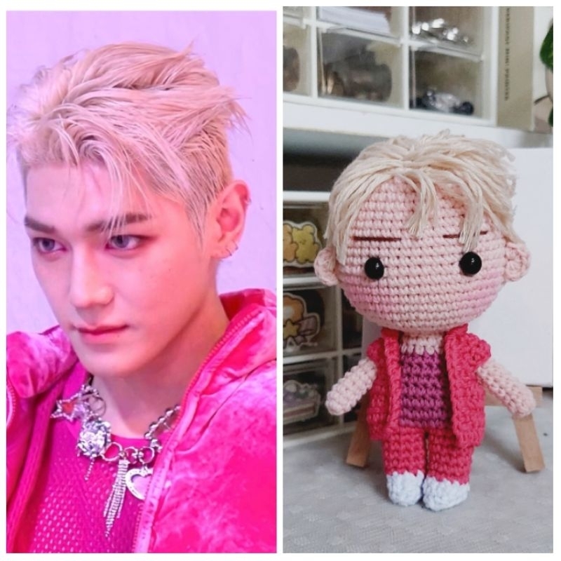 amigurumi crochet doll Taeyong NCT