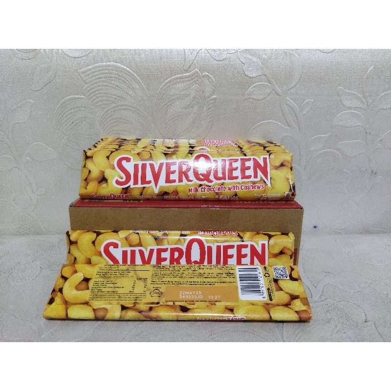 COKELAT SILVERQUEEN CASHEW 58 GRAM / COKELAT SILVERQUEEN CASHEW / COKELAT SILVER QUEEN  / SILVERQUEE