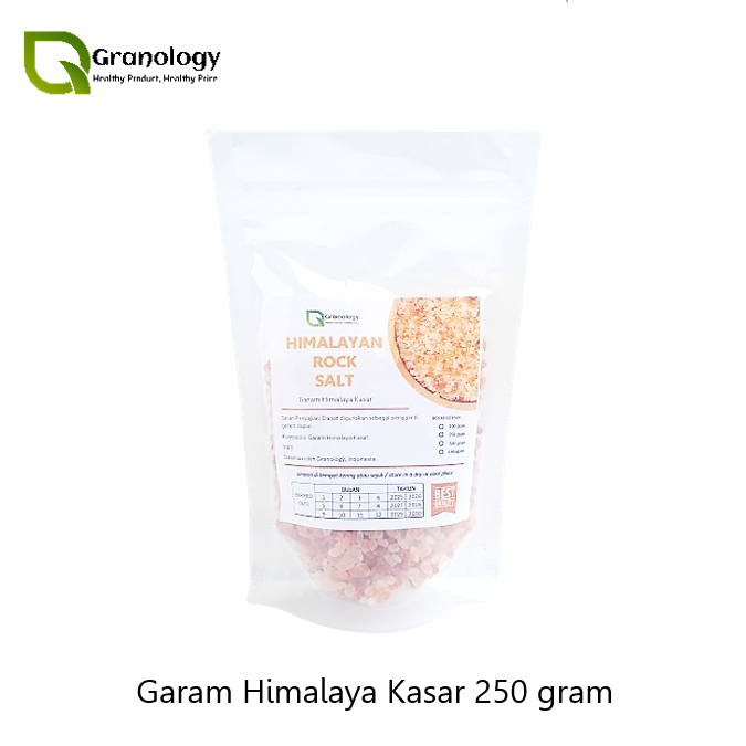 

Organic Himalayan Rock Salt / Garam Kasar Himalaya (250 gram) by Granology
