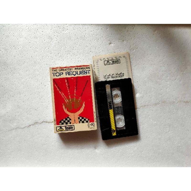 kaset pita pop rock new wave kompilasi THE GREATEST PRAMBORS TOP REQUEST