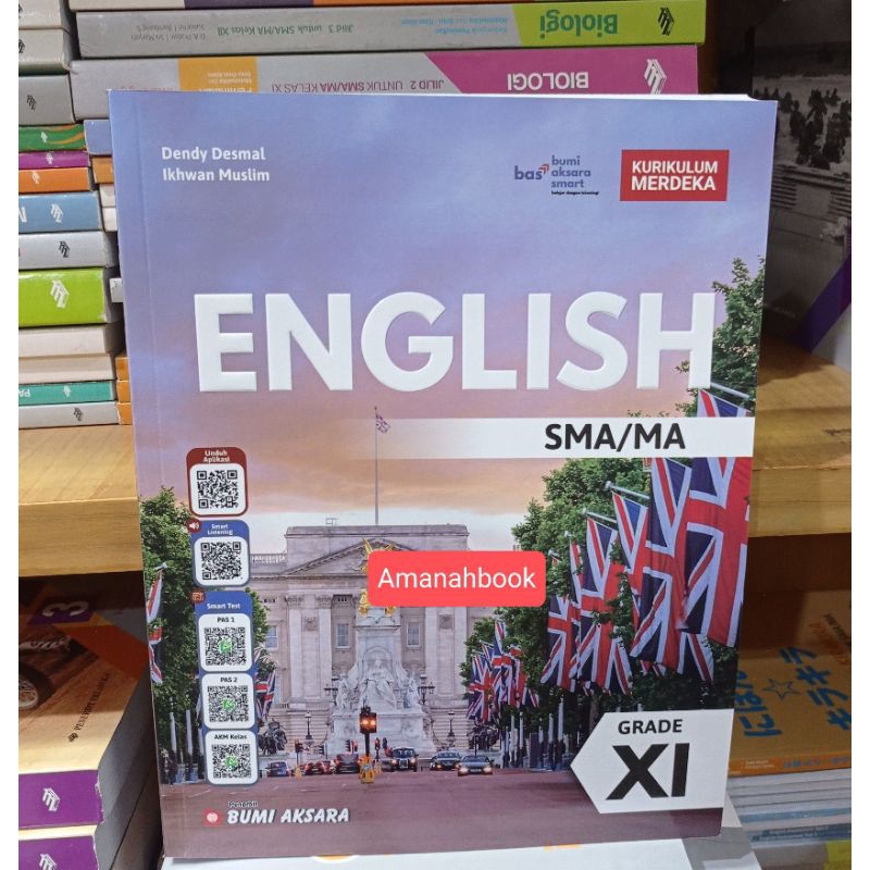 Buku Bahasa Inggris SMA Kelas 11 Kurikulum Merdeka Bumi Aksara
