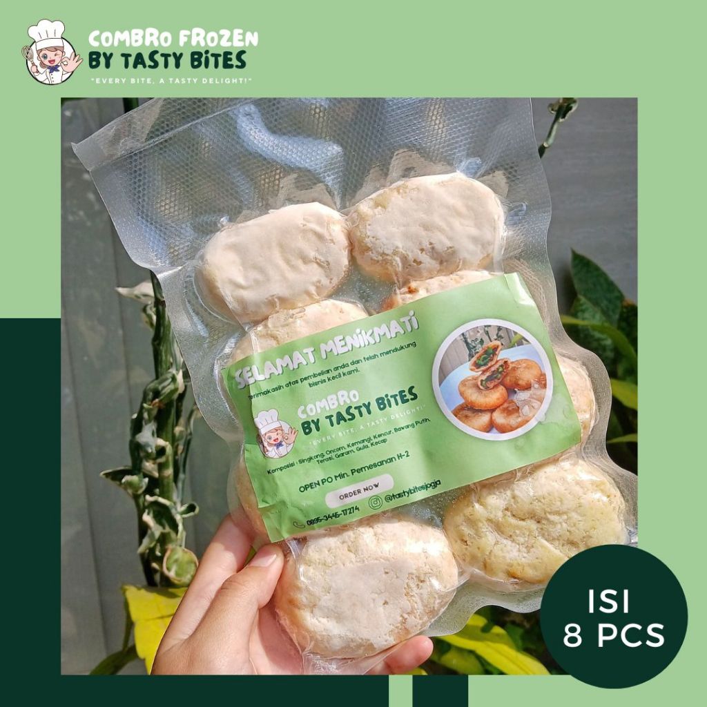 

Combro Frozen by Tasty Bites Jogja 1 Pack Isi 8 Pcs