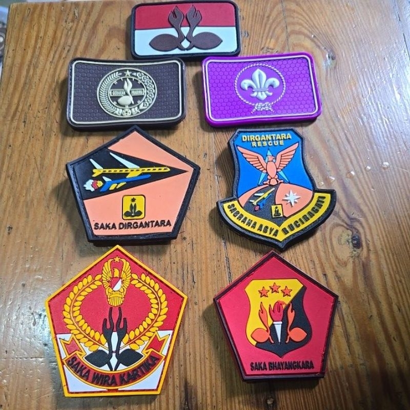 Patch Rubber emblem karet Pramuka