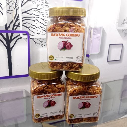 

Bawang merah goreng 350ml tanpa campuran tepung sama sekali, dijamin