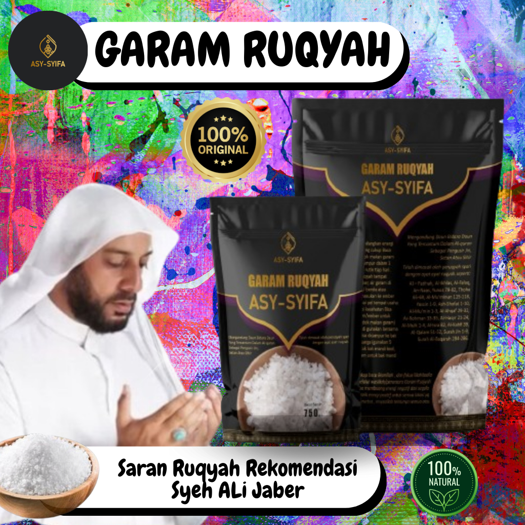 

Garam Ruqyah Ruwatan Bidara Daun Kelor Asysyifa Original - Untuk Mengatasi rumah tangga