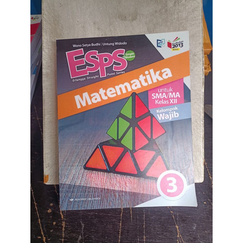 buku matematika kelas 3/12 SMA Erlangga esis