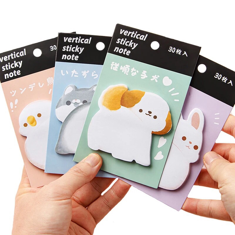

STICKY NOTE CUTE LUCU KERTAS CATATAN TEMPEL STIKER LUCU NOTEPAD MEMO GAMBAR CUTE ANIMAL