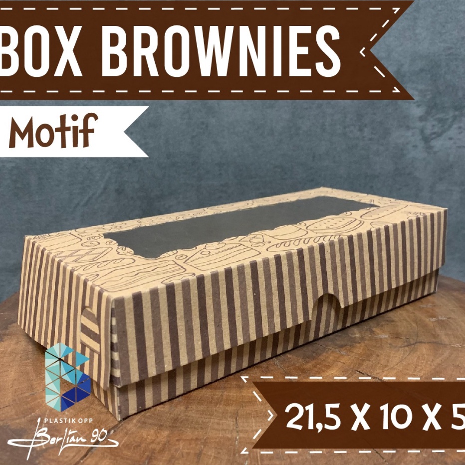 

Promo Gila Dus Brownies Donat 25x12x5 Box Brownies Jendela Kemasan Brownies Dus kue