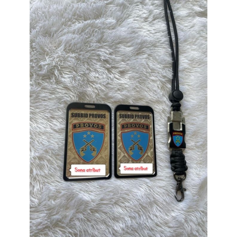 

lencana id card custom dua sisi