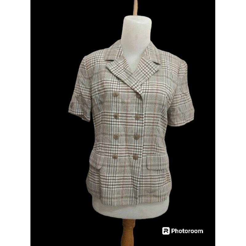 Blazer vintage Tartan cantik by Daks ori