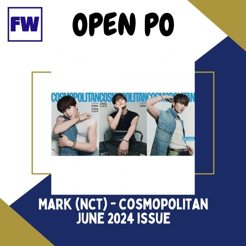Mark (NCT) Cosmopolitan June 2024 Issue Magazine