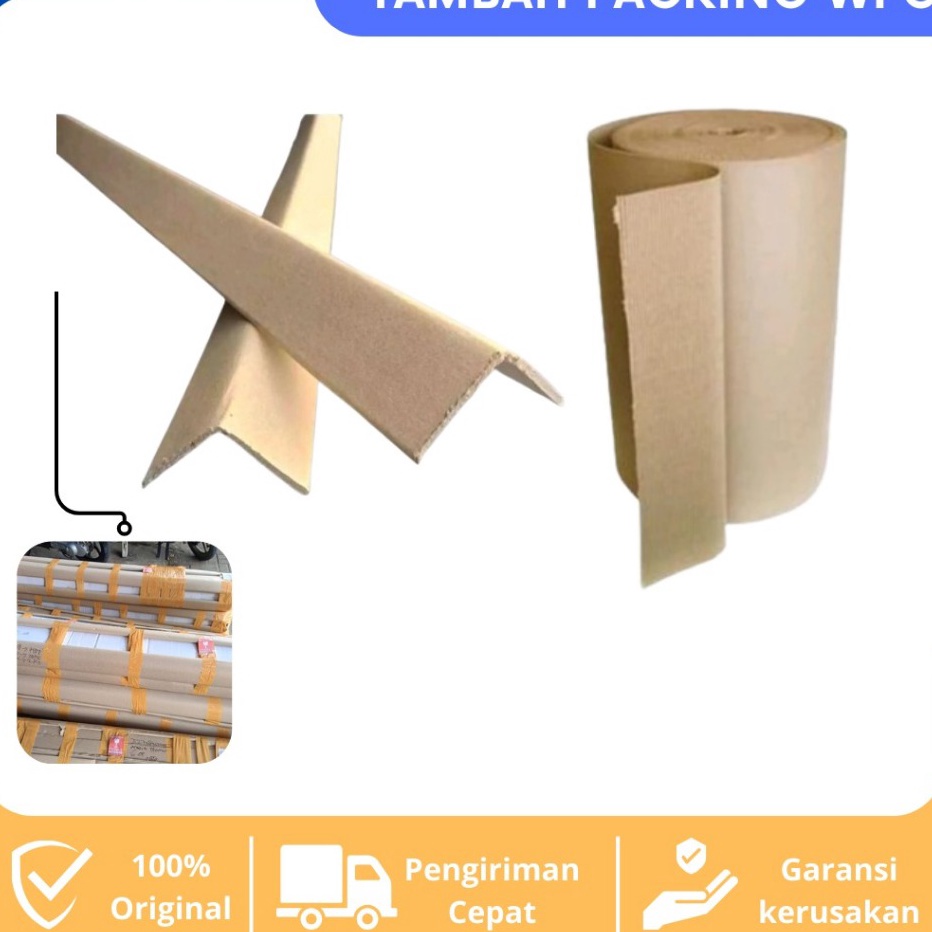 

Diskon Sale Tambahan Packingan WPC PANEL Siku Kardus Double dus extra