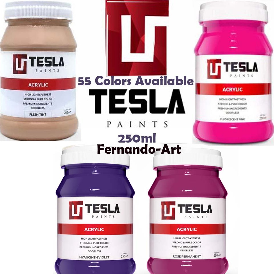 

ART I7J Acrylic Tesla Paint 25ml Cat Akrilik Tesla 25ml