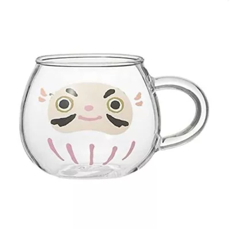Starbucks Japan Daruma Mug Glass 2021 RAREE