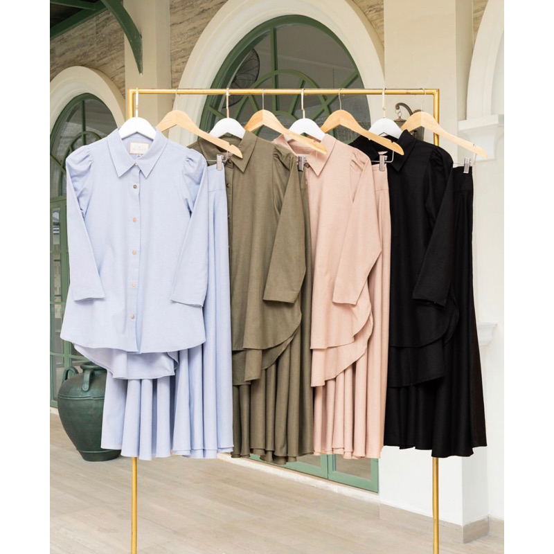 LETISHA ONE SET WEARING MAGNOLIA SHIRT WEARING KLAMBY