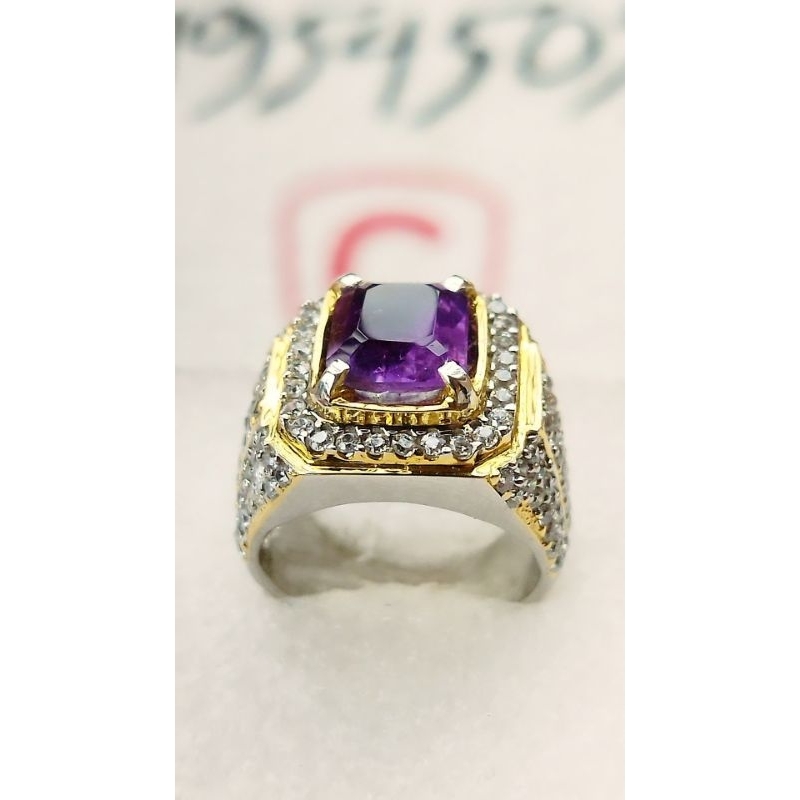 natural ametiys (quartz)/kecubung asihan Kalimantan original batu permata asli garansi 100% ,hrg udh