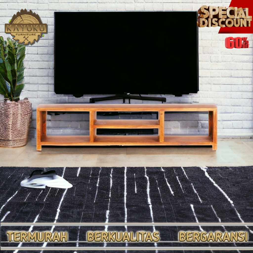 Rak tv minimalis modern meja tv minimalis murah rak tv kayu asli bufet tv meja tv murah Rak tv murah