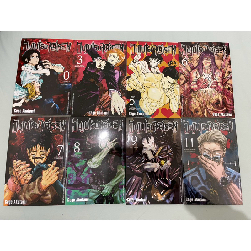 KOMIK JUJUTSU KAISEN preloved Bahasa Indonesia