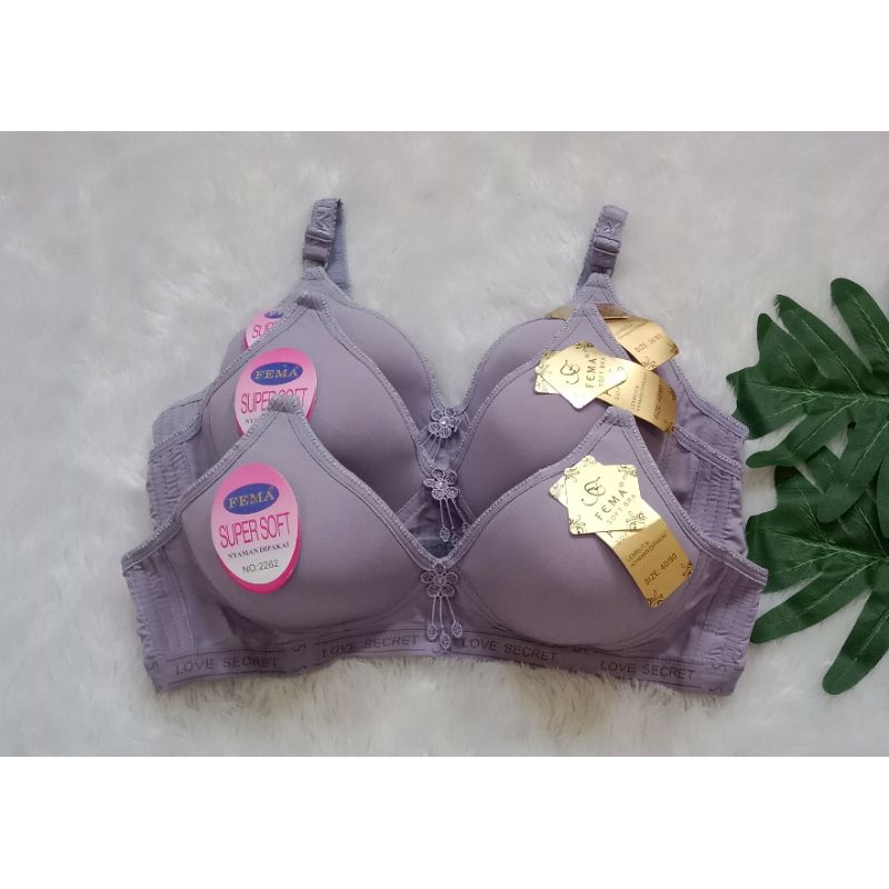 Bra wanita fema 3 pengait