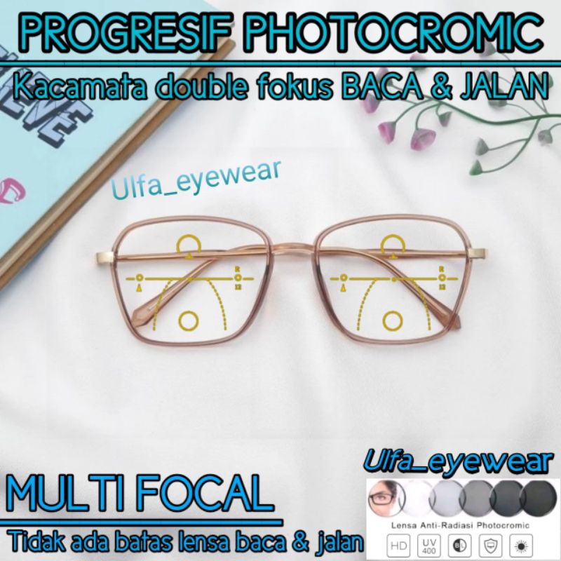 Kacamata 8829 | KACAMATA PROGRESIF PHOTOCROMIC | KACAMATA BACA DAN JALAN