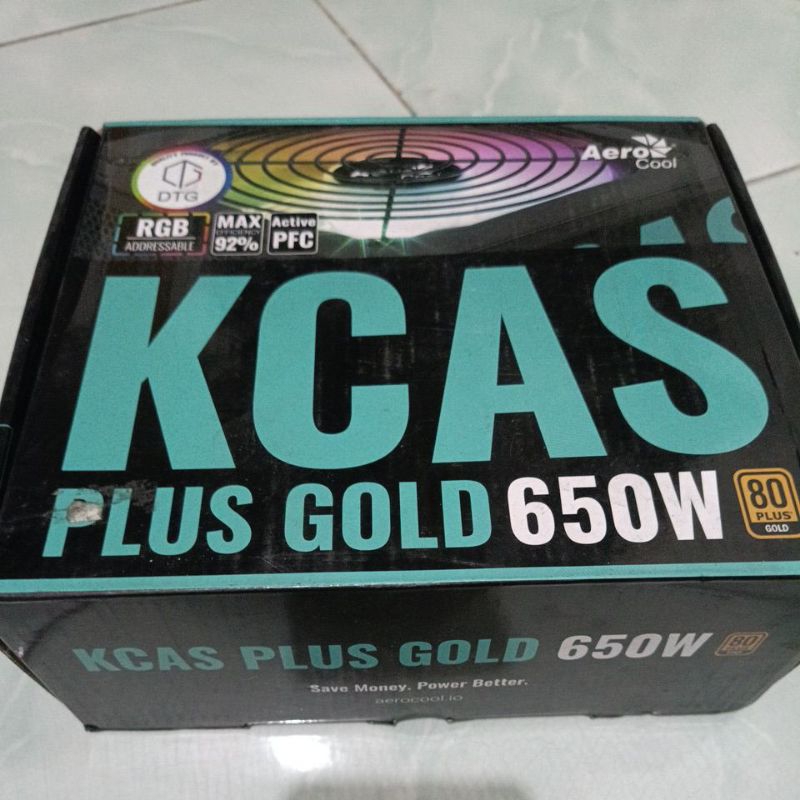 Power Supply KCAS 80 Plus Gold 650W