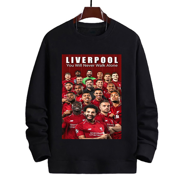 Sweater Tim Bola Inggris Crewneck Bahan Cotton Fleece | LP-2400503