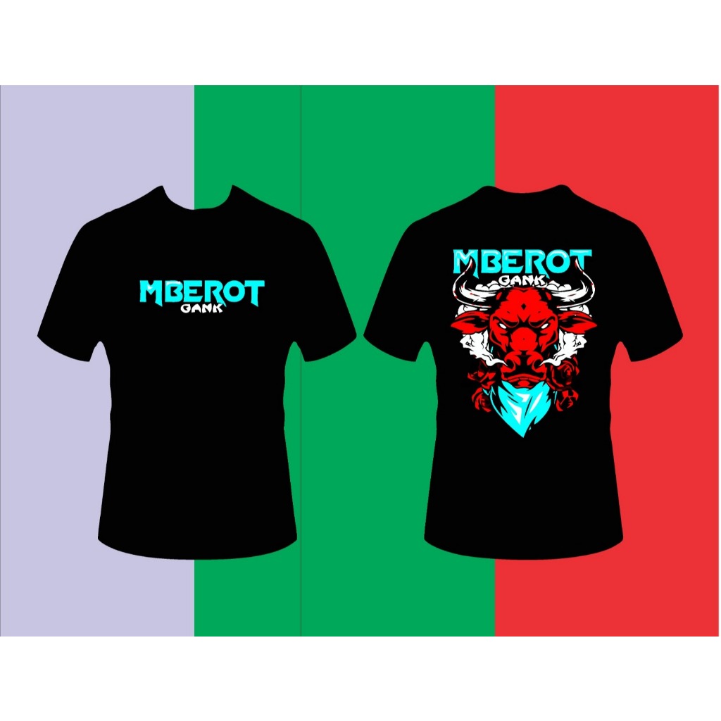 kaos pria kaos t-shirt BANTENGAN MBEROT  murah terbaik terlaris bagus kaos lulu-lucuan kaos kata-kat