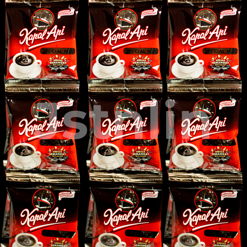 

Kopi Kapal Api Special Mix, Kopi Susu, Fresco 6,5gr / 25gr - (1 Renceng 10pcs)