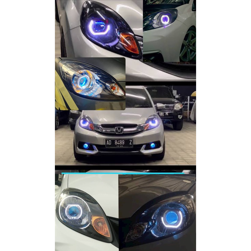 Headlamp brio & mobilio modif biled projie rgb Thn 2012-2018