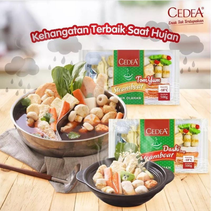 

Steamboat Cedea 200g/500g sudah termasuk bumbu dashi (kecap asin)