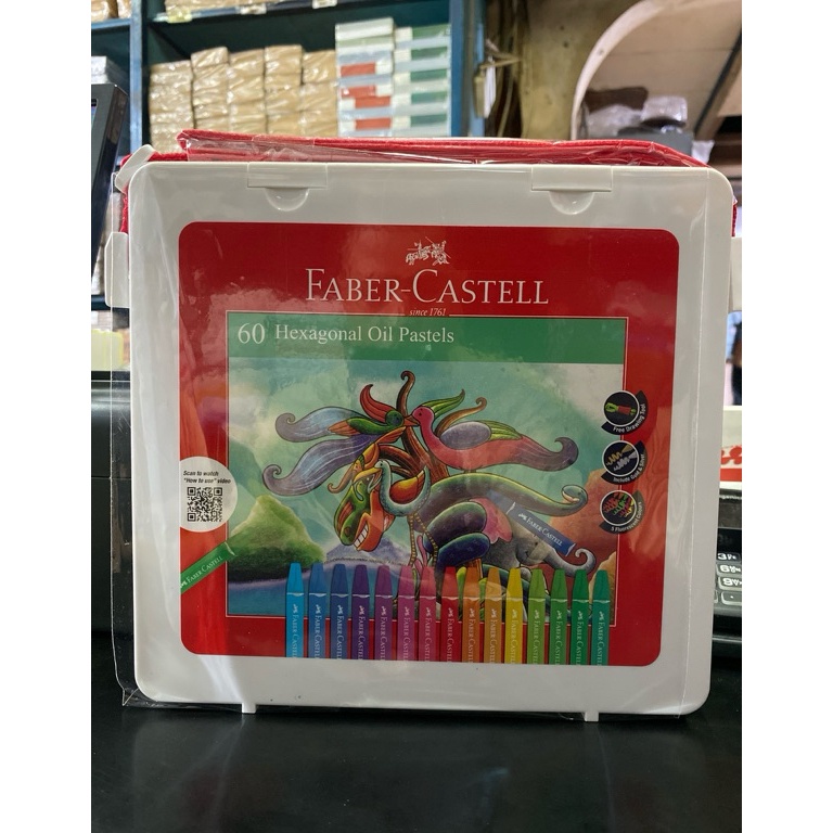 

ART J7Q6 CRAYON OIL PASTEL FABER CASTELL 6 SET ORIGINAL FREE BUBBLE DUS