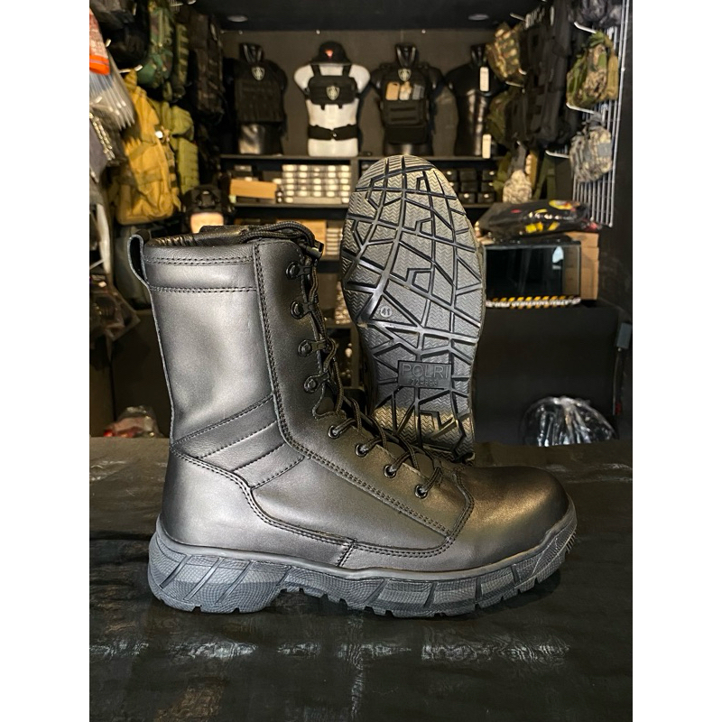 SEPATU PDL HITAM JATAH POLRI / BRIMOB