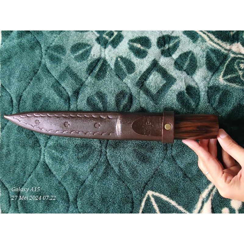 PISAU SEMBELIH WILLYS SARUNG KULIT SAPI ASLI