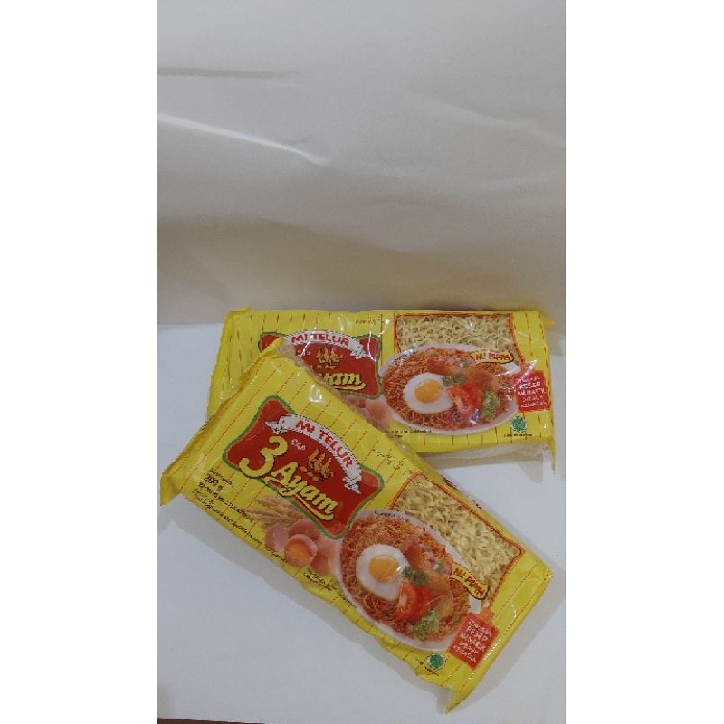 

mie telur cap 3 ayam (pipih)