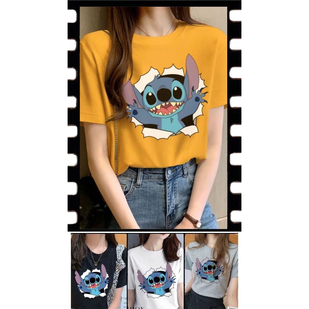 Kaos Wanita Spandex SHA SHA Lengan Pendek