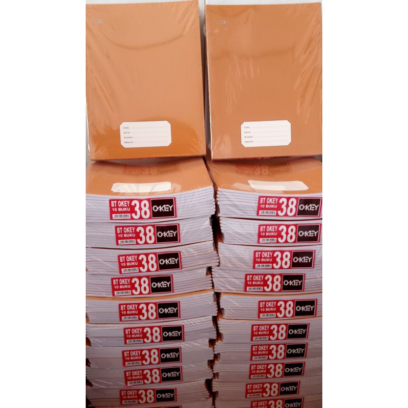 

Buku tulis OKEY 38 L isi 10 buku