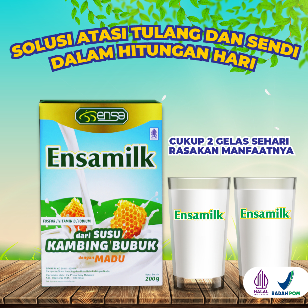 

Susu Kambing Etawa EnsaMilk 200gram