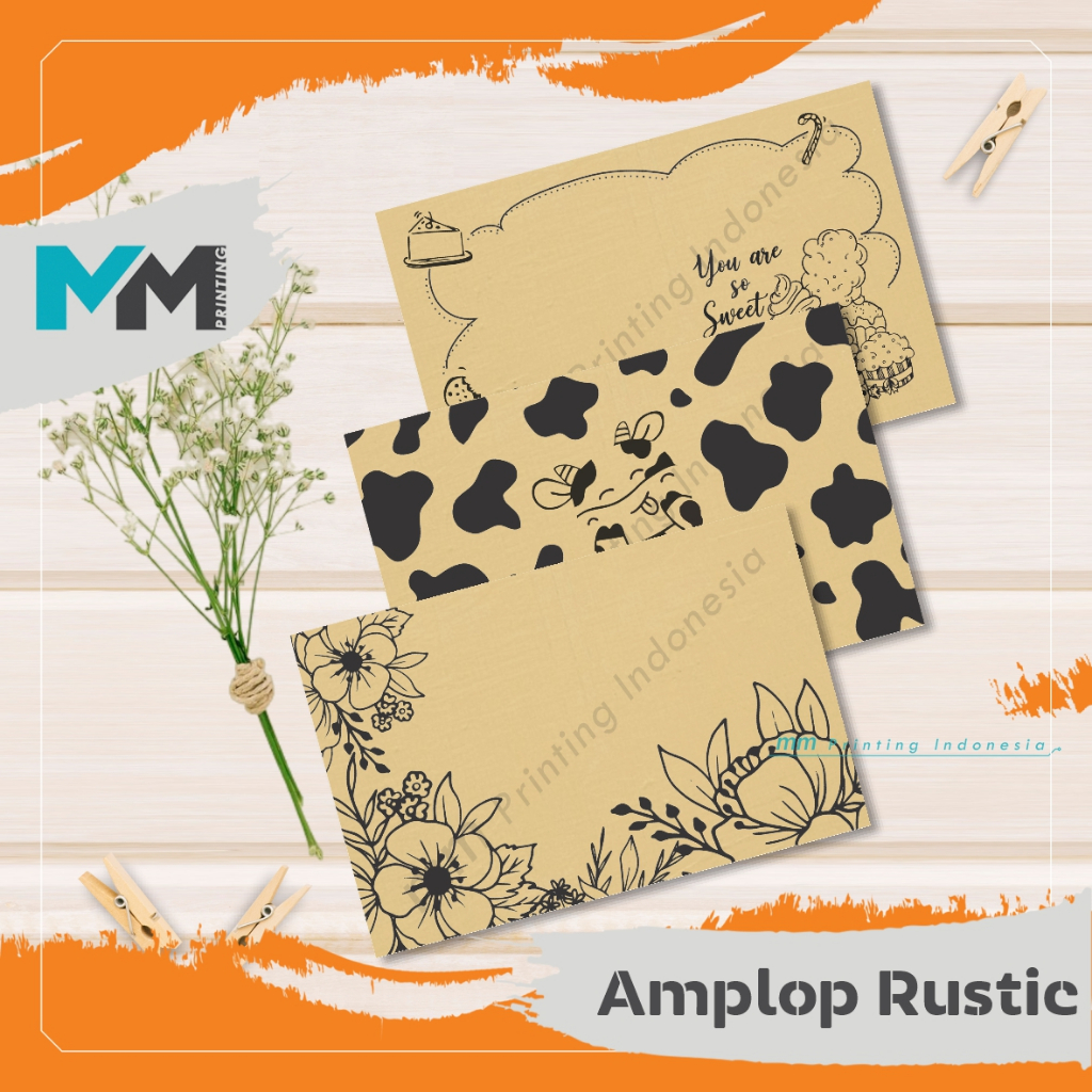 

[Isi 10]Amplop Rustic/Amplop Estetik/Amplop Hampers/Amplop Vintage/Amplop Coklat