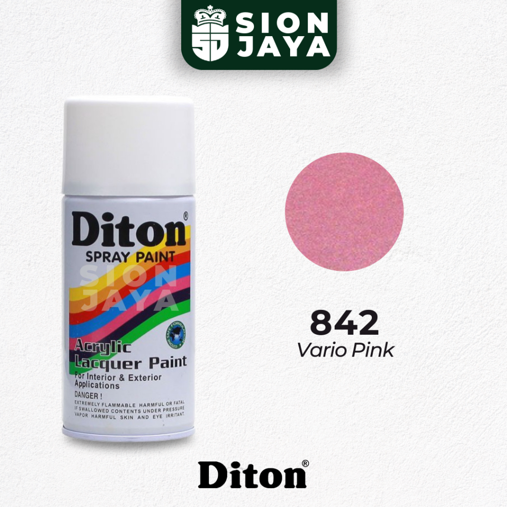 Pilox / Pylox / Cat Semprot Diton 300ml Merah Muda 842 Vario Pink