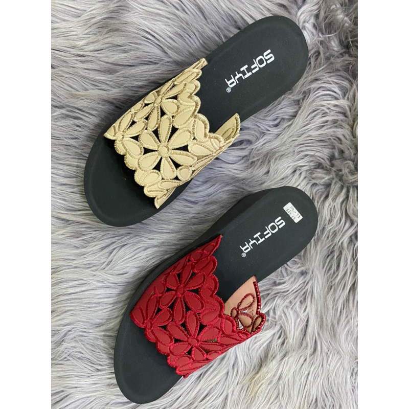 SENDAL WEDGES SOFIYA BUNGA BORDIR