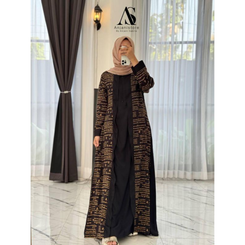OTW READY DRESS ANJANI WARDAH ANJANISTORE READY MAZARA ANJANI DRESS VIRAL
