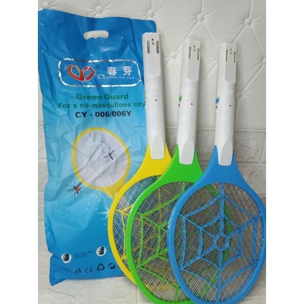 TERBARU RAKET NYAMUK ELEKTRIK CHARGER PORTABLE UKURAN LEBIH BESAR