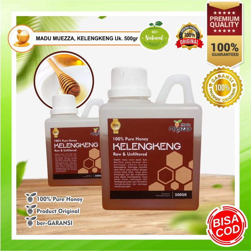 

MADU KELENGKENG ASLI MADU MUEZZA Grade A uk. 500GR , 100% PURE NATURAL HONEY , MADU ASLI MURNI ALAMI dari NEKTAR BUNGA KELENGKENG dg Rasa Madu Manis & Lembut Pilihan Kesukaan Keluarga sbg Minuman Kesehatan & Kebugaran